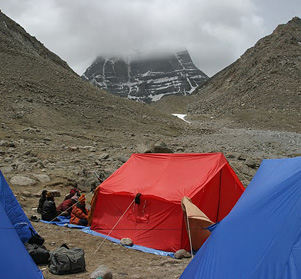 camp near kailash